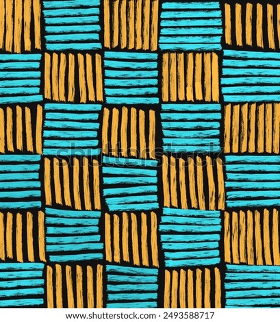 Fancy strip blue orange pattern, can be use as wallpaper, background, texture, design,scrapbook supplies, wrap gift paper, cover, and poster