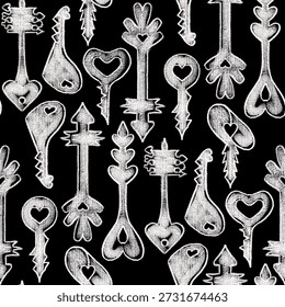 Fancy white keys various