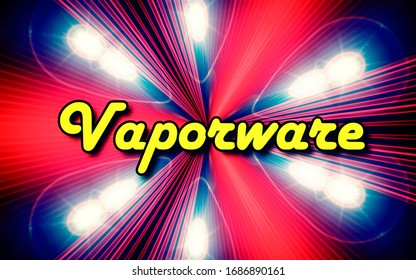Fancy Word Vaporware Software Hardware That: ภาพประกอบสต็อก 1686890161 ...