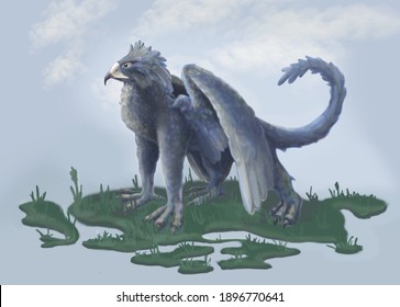 Fantastic Animal Chimera With Wings