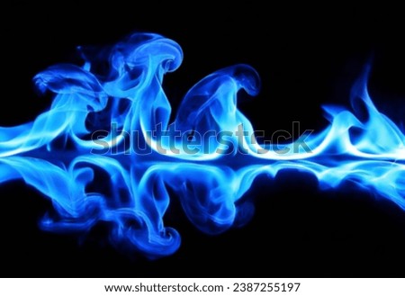 Fantastic burning flame effect background material