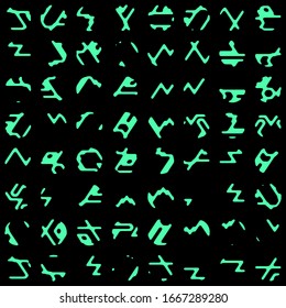 Fantasy Alien Font Runic Characters