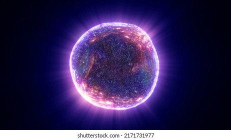 Fantasy Blue Cosmic Portal Shine Lights Stock Illustration 2171731977 ...