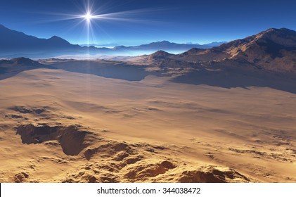幻想的な砂漠の風景 のイラスト素材 Shutterstock