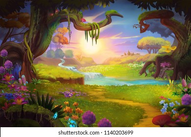 Magic World Illustration High Res Stock Images Shutterstock
