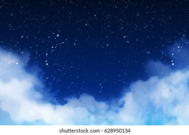 667,310 Dark blue sky with clouds Images, Stock Photos & Vectors ...