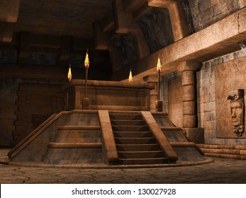 În căutarea comorilor - Page 4 Fantasy-pyramid-altar-burning-torches-260nw-130027928