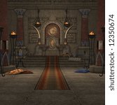 Fantasy Throne Room