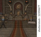 Fantasy Throne Room