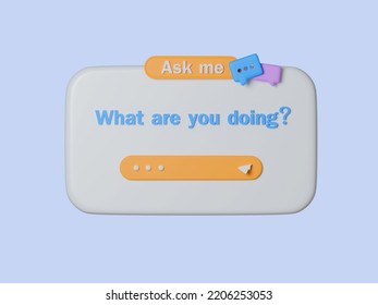 FAQ, Frequently Asked Question Concept. Online Communication, Getting Help Information, Asking And Answering Questions. Online Support Center. 3d Icon Render Illustration.