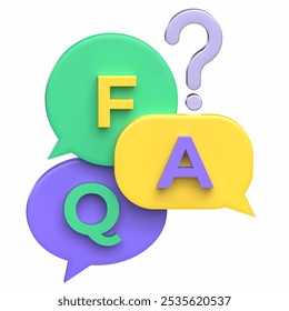 FAQ icon symbolizing a knowledge base or frequently asked questions section.