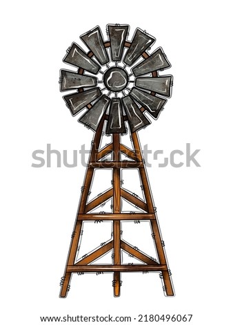 Farm Windmill Windmill Farm Windmill