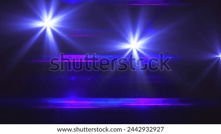 Fashion flash light. Computer generated 3d render. 3D Illustration
