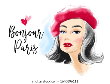 フランス女性 のイラスト素材 画像 ベクター画像 Shutterstock