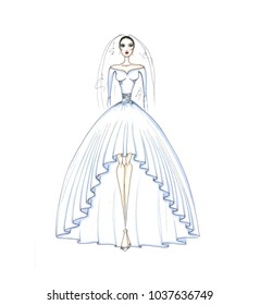 Dress Design Drawing Stock Illustrations Images Vectors Shutterstock