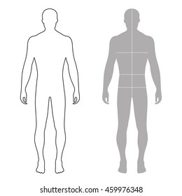 Male Body Outline Images Stock Photos Vectors Shutterstock Download 7,064 body outline free vectors. https www shutterstock com image illustration fashion man full length outlined template 459976348