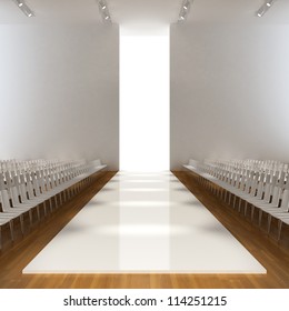 Fashion Runway Empty  3d