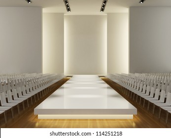 Fashion Runway Empty  3d