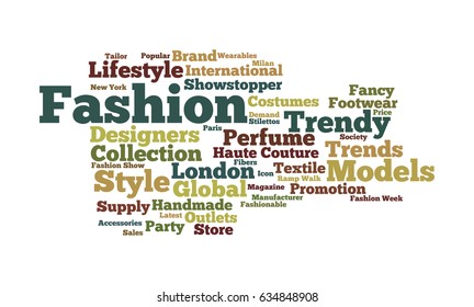 Fashion Word Cloud Stock Illustration 634848908 | Shutterstock