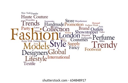 Fashion Word Cloud Stock Illustration 634848917 | Shutterstock