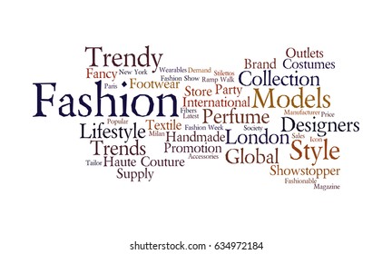 Fashion Word Cloud Stock Illustration 634972184 | Shutterstock