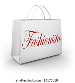 Fashionista Shopping Bag Style Savvy Shopper