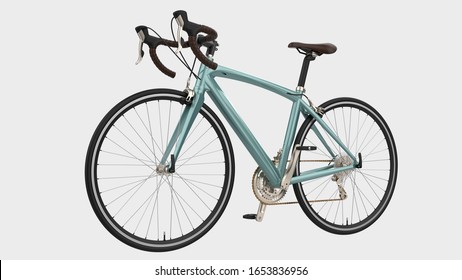 Fast bike isolated on background. 3d rendering - illustration