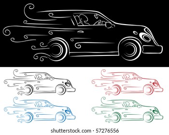 Similar Images, Stock Photos & Vectors of Modern super car, sports car