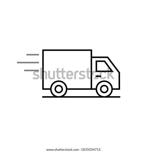 Fast delivery ,\
shipping truck and\
courier