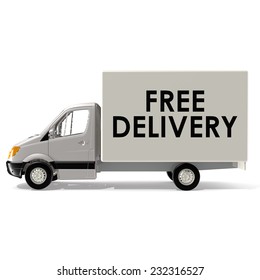 Fast delivery van