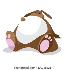 Fat Easter Bunny. JPG