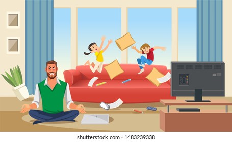 Kid Messy Room Stock Illustrations Images Vectors