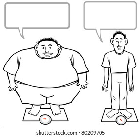 Fat Man Thin Man Images, Stock Photos & Vectors  Shutterstock