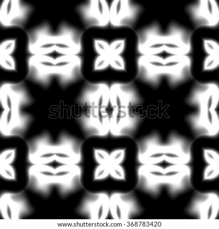Faultless abstract ornament. Seamless pattern or textures. Kaleidoscopic orient popular style in soften colors.