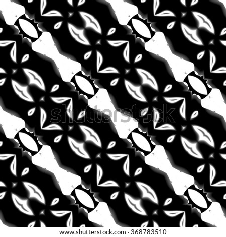 Faultless abstract ornament. Seamless pattern or textures. Kaleidoscopic orient popular style in soften colors.