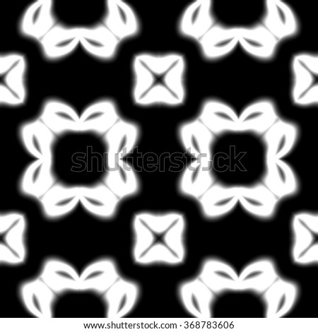 Faultless abstract ornament. Seamless pattern or textures. Kaleidoscopic orient popular style in soften colors.