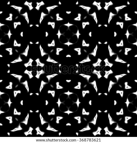 Faultless abstract ornament. Seamless pattern or textures. Kaleidoscopic orient popular style in soften colors.