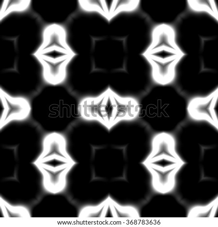 Faultless abstract ornament. Seamless pattern or textures. Kaleidoscopic orient popular style in soften colors.