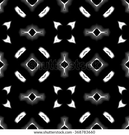 Faultless abstract ornament. Seamless pattern or textures. Kaleidoscopic orient popular style in soften colors.
