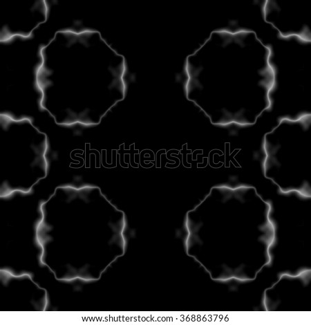 Faultless abstract ornament. Seamless pattern or textures. Kaleidoscopic orient popular style in soften colors.