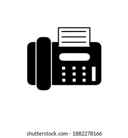 Fax Machine Icon Template Logo