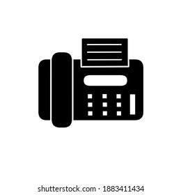 Fax Machine Icon Template Logo