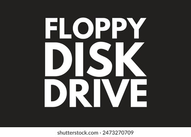 FDD, Floppy Disk Drive, Illustration