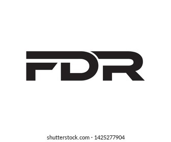 Fdr Original Monogram Logo Design