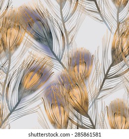 Feather Seamless Pattern