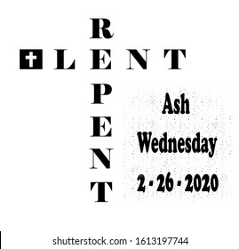 February 26 2020 Is Ash Wednesday The First Day Of Lent Date Icon