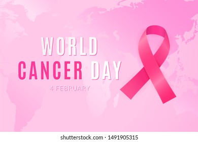 February 4 is world day when all people unite against the cancer - Powered by Shutterstock