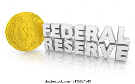 Federal Reserve Money Policy Monetary Interest Rate Board Fed 3d Illustration
