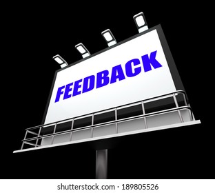 Feedback Sign Representing Opinion Evaluation and Comment