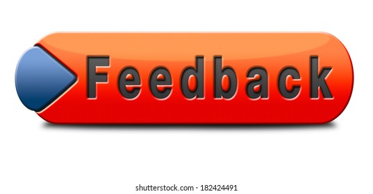 feedback or testimonials icon or button. Publical comments for improvement and customer satisfaction